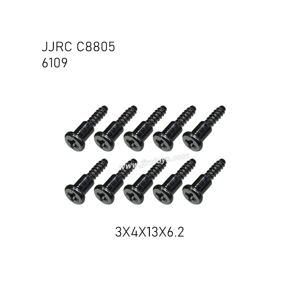 JJRC C8805 Parts Screw 3X4X13X6.2mm 6109 JJRC C8805 Parts Screw 3X4X13X6.2mm 6109