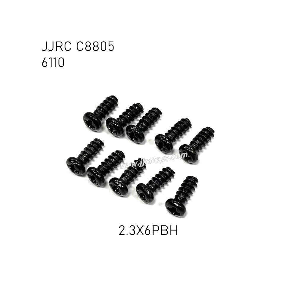 JJRC C8805 Parts Screw 2.3X6mm 6110 JJRC C8805 Parts Screw 2.3X6mm 6110