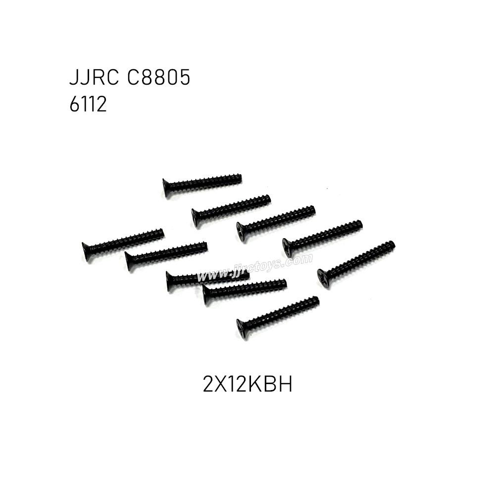 JJRC C8805 Parts Screw 2X12mm 6112 JJRC C8805 Parts Screw 2X12mm 6112