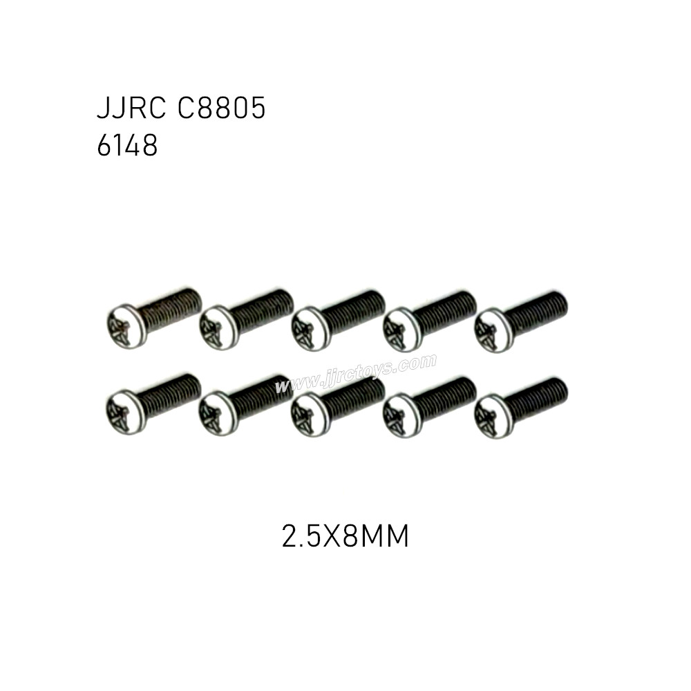 JJRC C8805 Parts Screw BM 2.5X8mm 6148