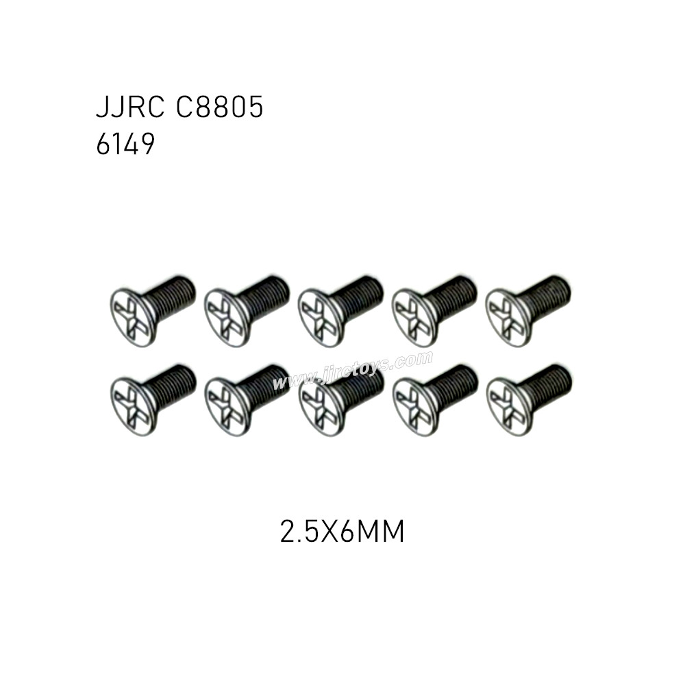 JJRC C8805 RC Truck Parts Screw KM 2.5X6mm 6149 JJRC C8805 RC Truck Parts Screw KM 2.5X6mm 6149