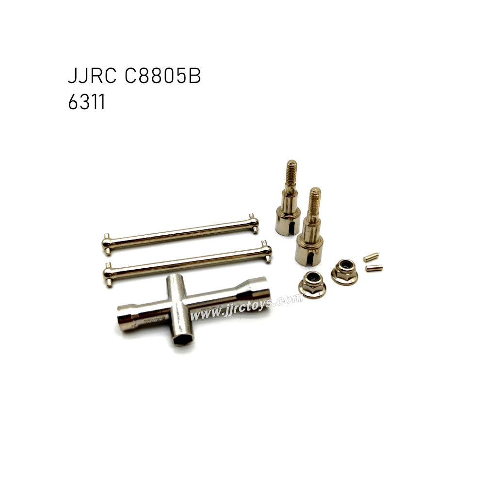 JJRC C8805B Parts Metal Rear Drive Shaft Kit 6311 JJRC C8805B Parts Metal Rear Drive Shaft Kit 6311