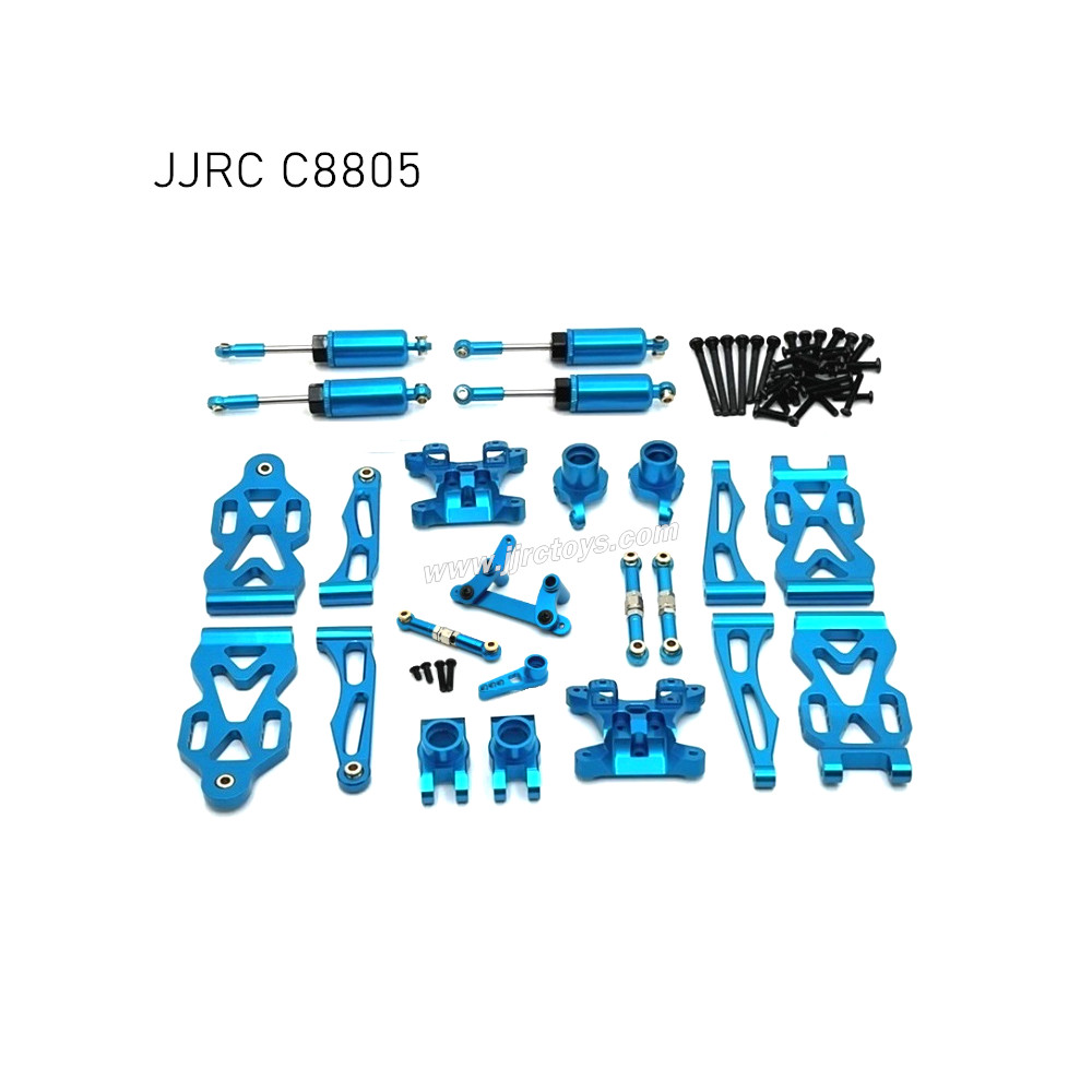 JJRC C8805 RC Car Upgrades Metal Modification Kit Blue JJRC C8805 RC Car Upgrades Metal Modification Kit Blue