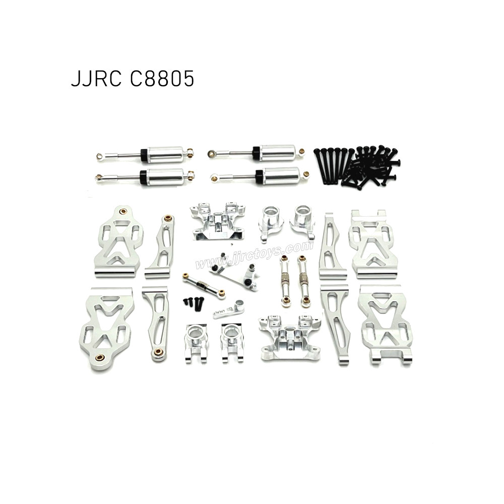 JJRC C8805 RC Car Upgrades Metal Modification Kit Silver JJRC C8805 RC Car Upgrades Metal Modification Kit Silver