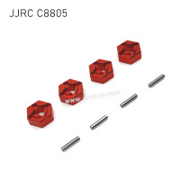 JJRC C8805 Upgrades Metal Wheel Hex red