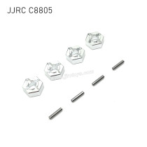 JJRC C8805 Upgrades Metal Wheel Hex silver