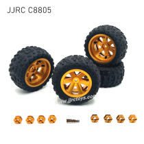 JJRC C8805 Upgrades Metal Wheels yellow