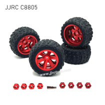 JJRC C8805 Upgrades Metal Wheels red