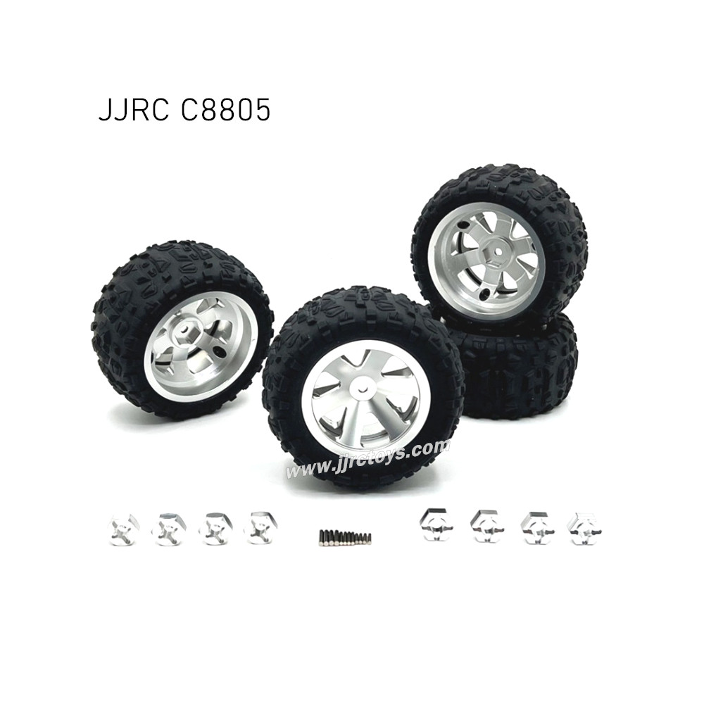 JJRC C8805 Upgrades Metal Wheels silver JJRC C8805 Upgrades Metal Wheels silver