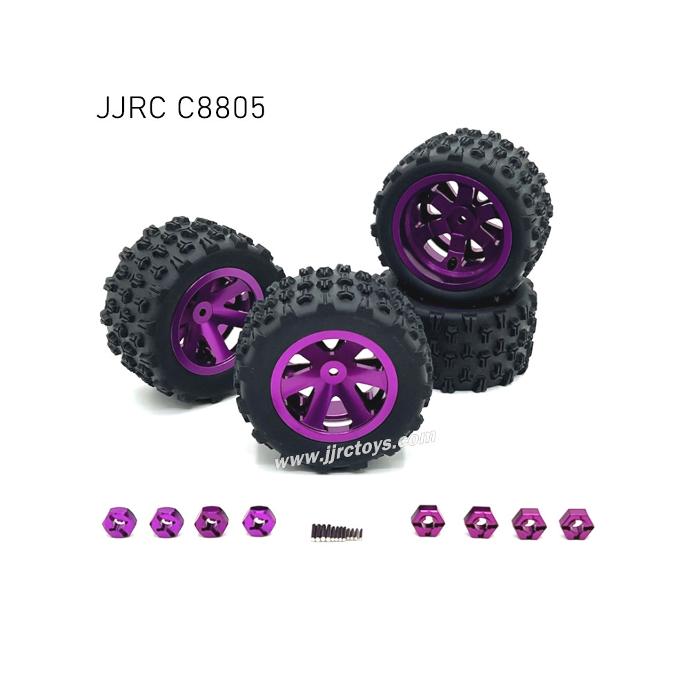 JJRC C8805 Upgrades Metal Tires purple JJRC C8805 Upgrades Metal Tires purple
