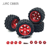 JJRC C8805 Upgrades Metal Tires red