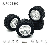 JJRC C8805 Upgrades Metal Tires silver