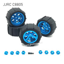 JJRC C8805 Upgrades Metal Beach Tires blue