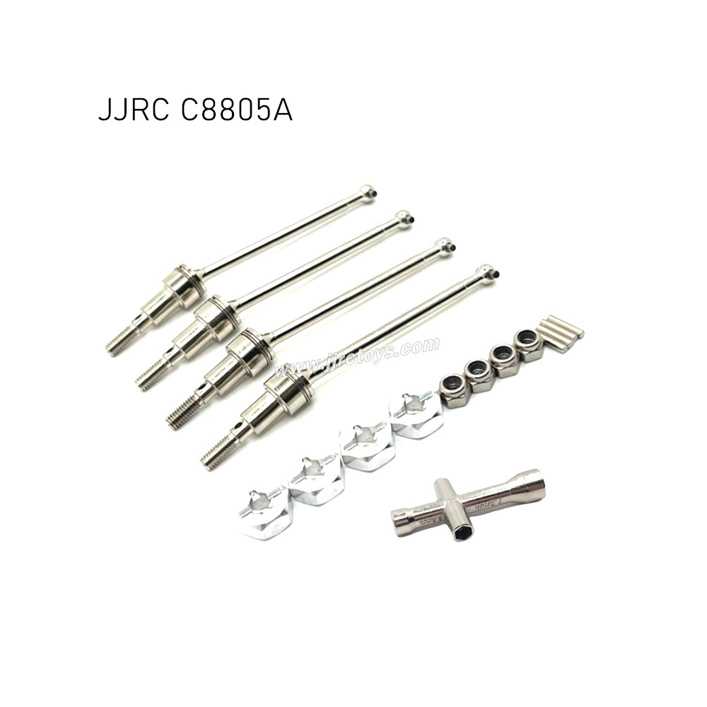 JJRC C8805A Upgrade Parts CVD front and rear drive shafts Silver JJRC C8805A Upgrade Parts CVD front and rear drive shafts Silver