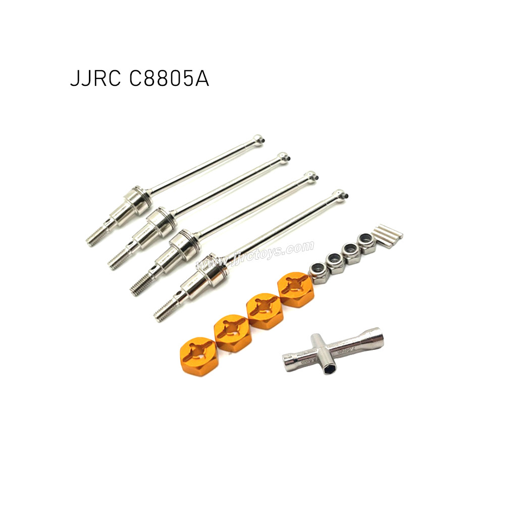 JJRC C8805A Upgrade Parts CVD front and rear drive shafts yellow JJRC C8805A Upgrade Parts CVD front and rear drive shafts yellow