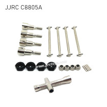JJRC C8805A Upgrade Parts Wheel Axle Cups and Dog Bones (front & rear)  black