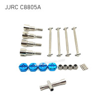 JJRC C8805A Upgrade Parts Wheel Axle Cups and Dog Bones (front & rear) blue