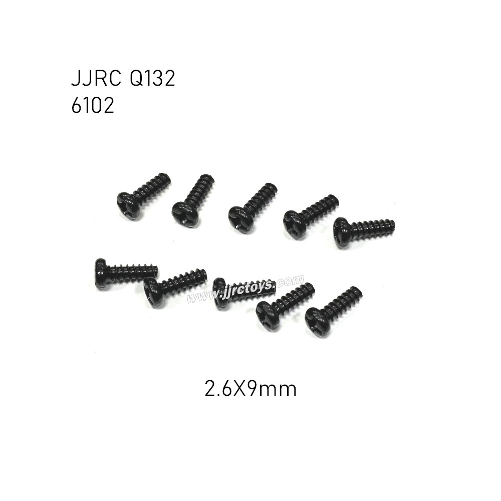 JJRC Q132ABC Parts Screw 2.6X9mm 6102 JJRC Q132ABC Parts Screw 2.6X9mm 6102