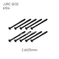 JJRC Q132-A Q132-B Q132-C Parts Screw 2.6X25 6104