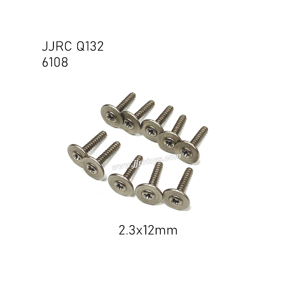 JJRC Q132-A Q132-B Q132-C Parts Screw 2.3x12mm 6108 JJRC Q132-A Q132-B Q132-C Parts Screw 2.3x12mm 6108