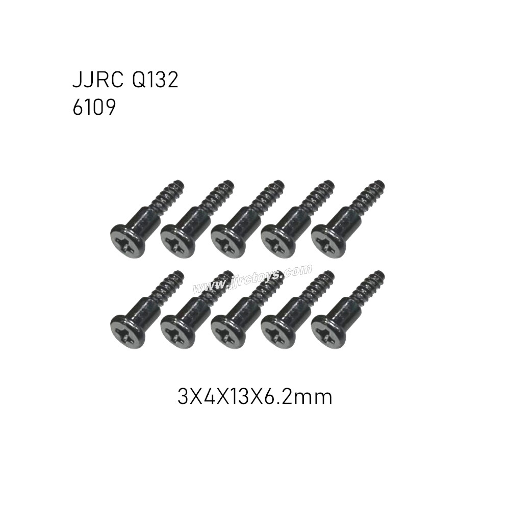 JJRC Q132ABC RC Car Parts Screw 3X4X13X6.2 6109 JJRC Q132ABC RC Car Parts Screw 3X4X13X6.2 6109