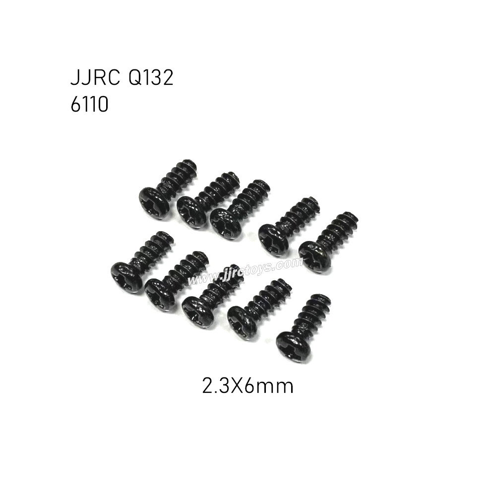 JJRC Q132ABC RC Car Parts Screw 2.3X6mm 6110 JJRC Q132ABC RC Car Parts Screw 2.3X6mm 6110