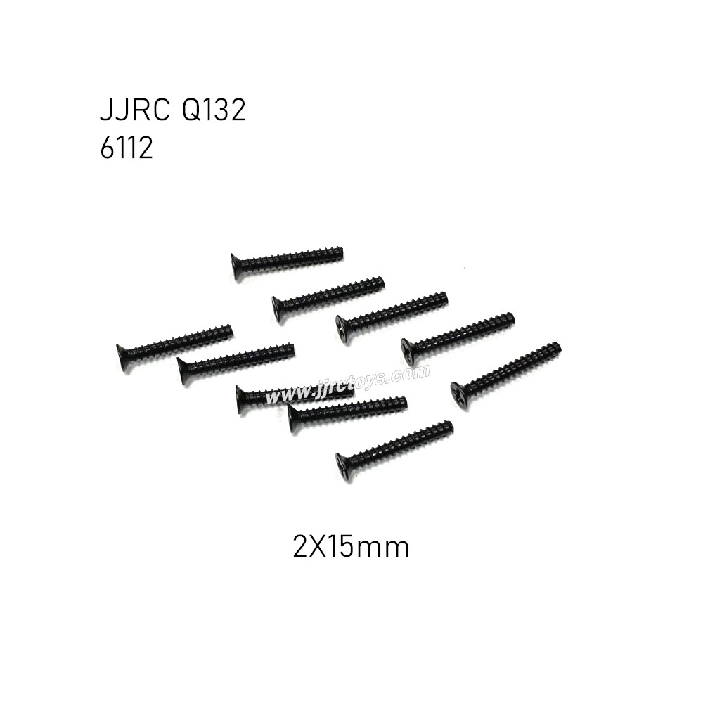 JJRC Q132ABC RC Car Parts Screw 2X15mm 6112 JJRC Q132ABC RC Car Parts Screw 2X15mm 6112