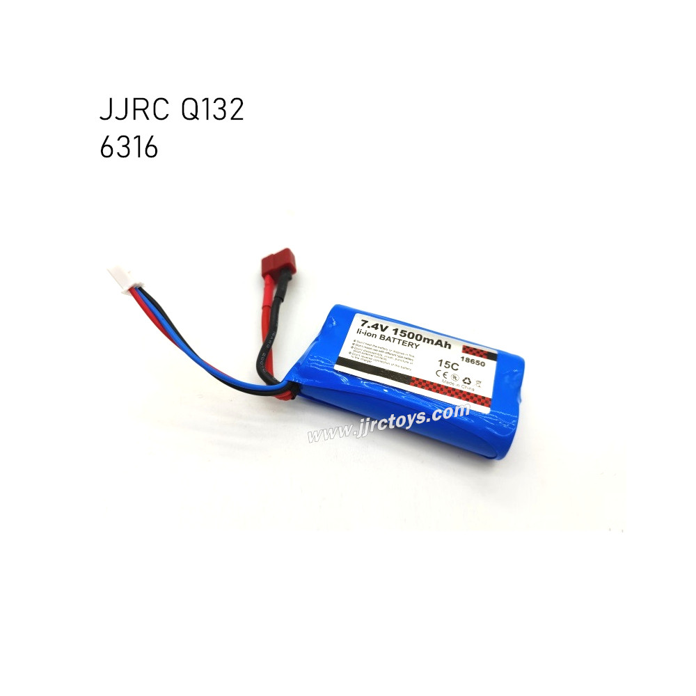JJRC Q132ABC Parts 7.4V 18650 1500mAh 15C Battery JJRC Q132ABC Parts 7.4V 18650 1500mAh 15C Battery