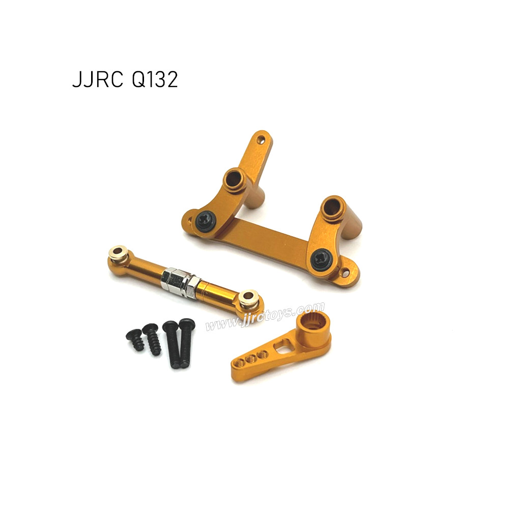 JJRC Q132A/B/C Upgrades Metal Steering Assembly, Servo Rod and Servo Arm yellow JJRC Q132A/B/C Upgrades Metal Steering Assembly, Servo Rod and Servo Arm yellow