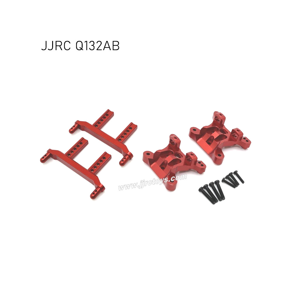 JJRC Q132A/B Upgrades Metal Car Shell Bracket and Shock Tower red JJRC Q132A/B Upgrades Metal Car Shell Bracket and Shock Tower red