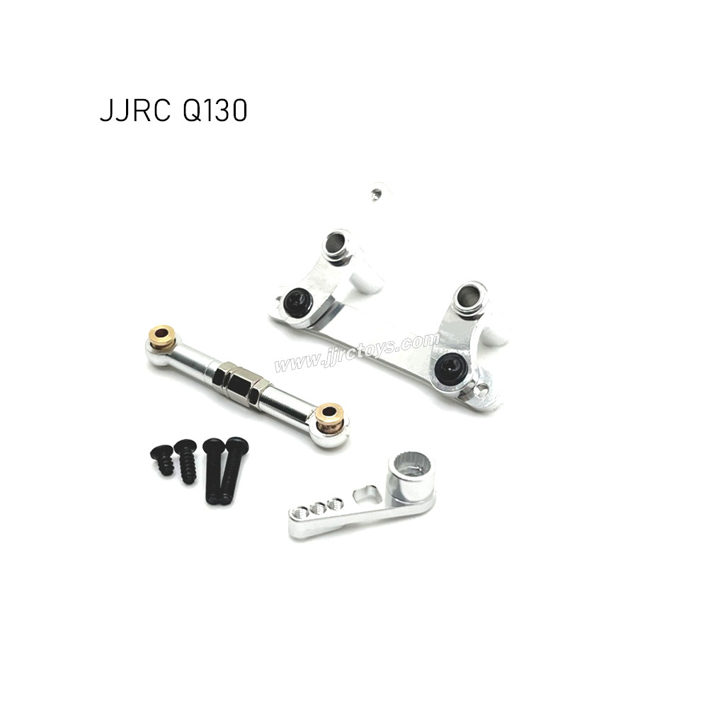 JJRC Q130AB RC Car Upgrade Parts Metal Steering Kit, Servo Rod and Servo Arm