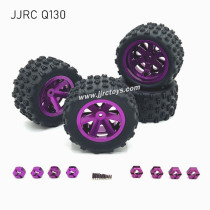 JJRC Q130 Upgrade Parts Metal Tires purple