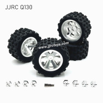 JJRC Q130 Upgrade Parts Metal Tires silver