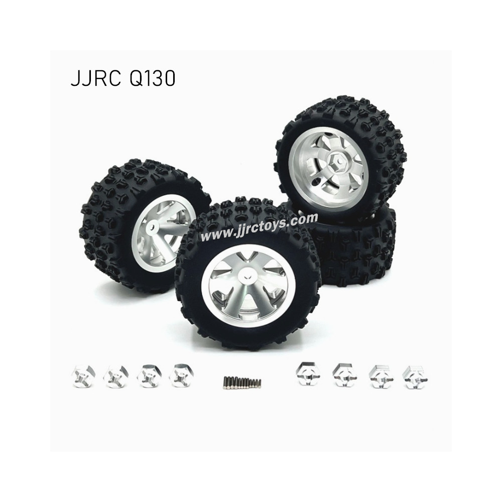 JJRC Q130 Upgrade Parts Metal Tires silver JJRC Q130 Upgrade Parts Metal Tires silver