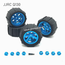 JJRC Q130 Upgrade Parts Metal Beach Tires blue