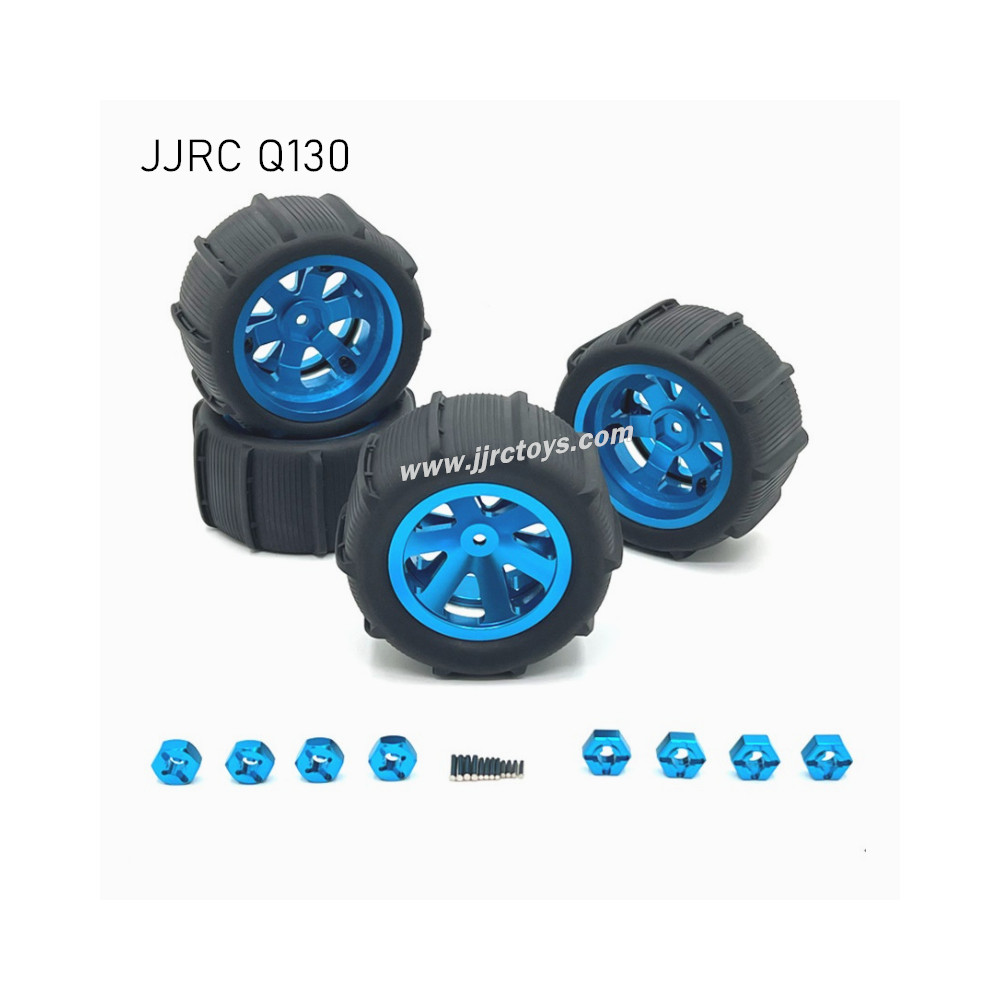 JJRC Q130 Upgrade Parts Metal Beach Tires blue JJRC Q130 Upgrade Parts Metal Beach Tires blue