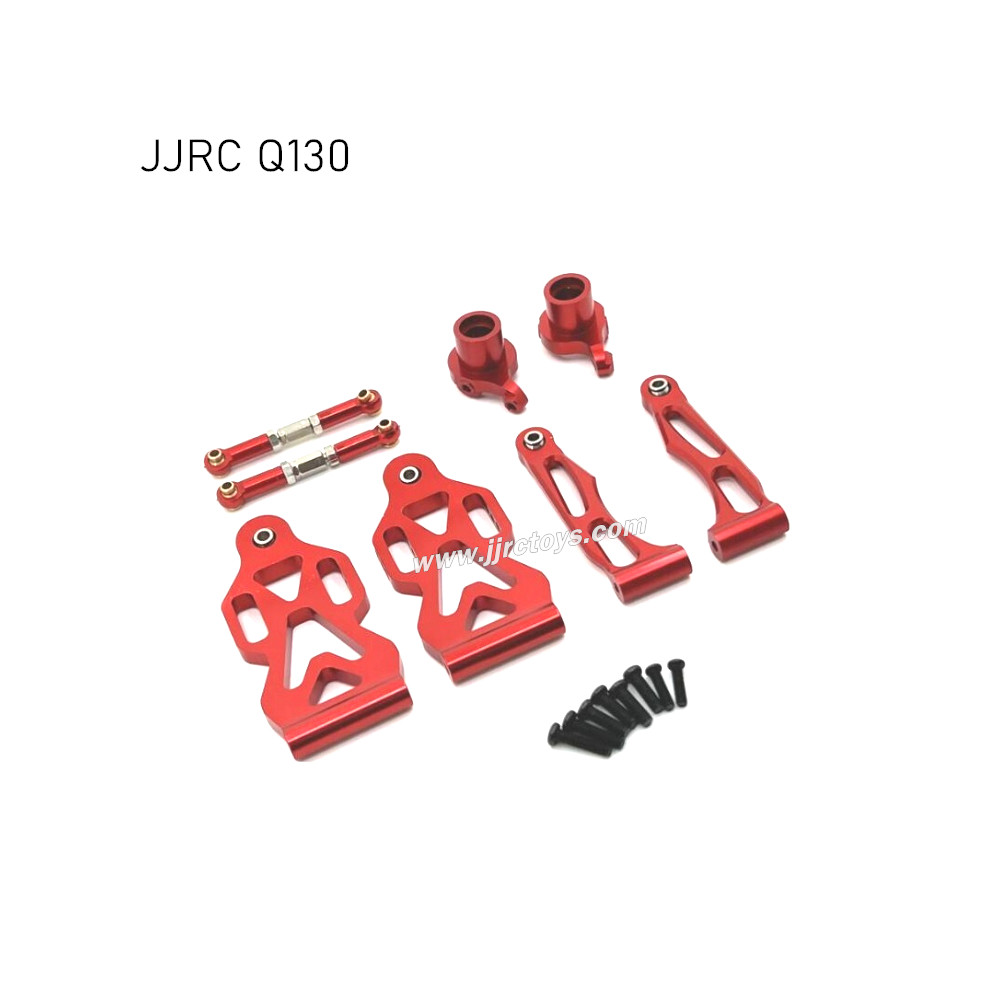 JJRC Q130 Upgrades Metal Front Steering Cup, Steering Rod and Front Swimg Arm Kit red JJRC Q130 Upgrades Metal Front Steering Cup, Steering Rod and Front Swimg Arm Kit red