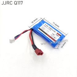 JJRC Q117A/B/C RC Car Parts 7.4V 2S 18650-1500mAh Original Battery 6316