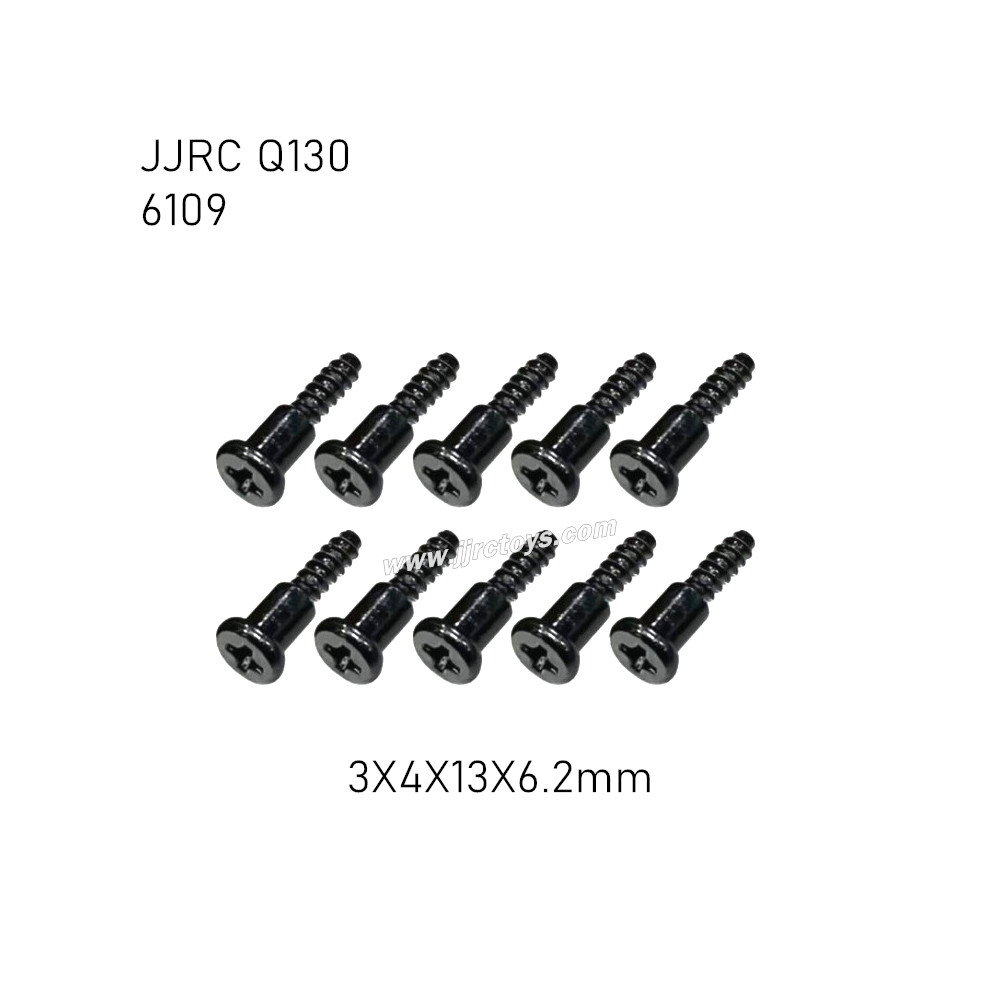 JJRC Q130 Parts Screw 3X4X13X6.2mm 6109 JJRC Q130 Parts Screw 3X4X13X6.2mm 6109