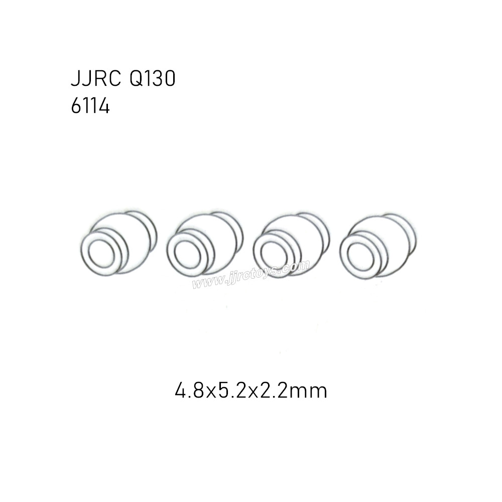 JJRC Q130 Parts Metal Pivot Balls 4.8x5.2x2.2mm 6114 JJRC Q130 Parts Metal Pivot Balls 4.8x5.2x2.2mm 6114