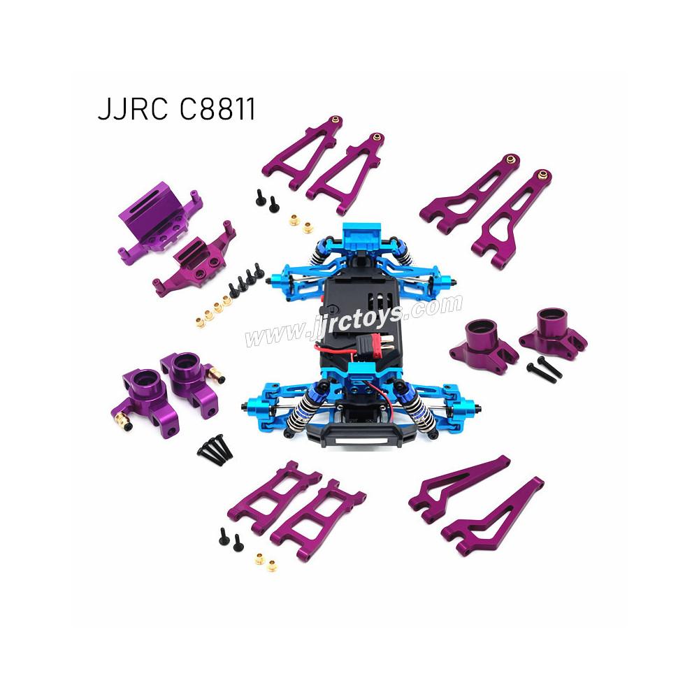JJRC C8811 Upgrade Parts Metal Assembly Kit Purple JJRC C8811 Upgrade Parts Metal Assembly Kit Purple