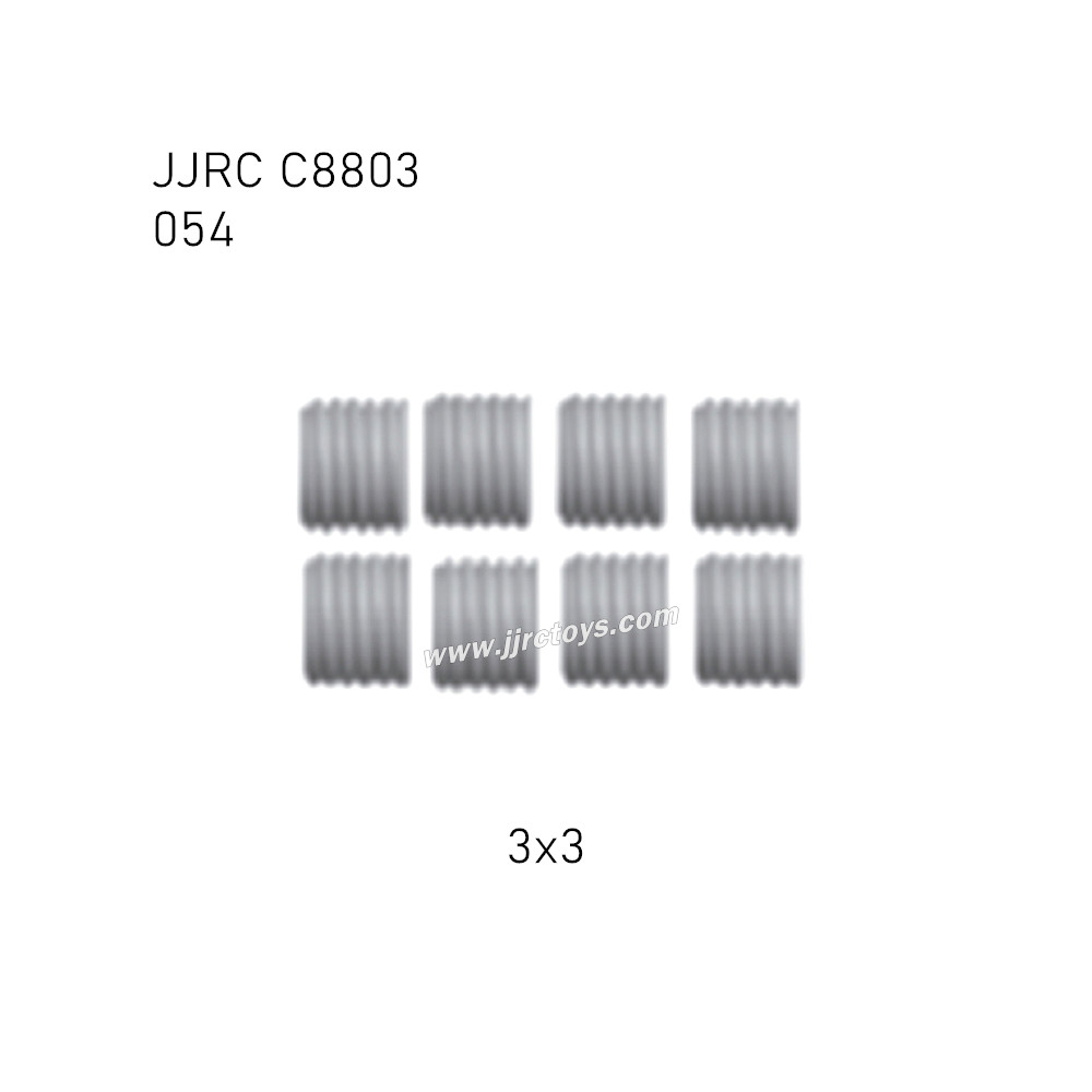 JJRC C8803 RC Truck Parts Hexagon screws 3x3mm 054 JJRC C8803 RC Truck Parts Hexagon screws 3x3mm 054