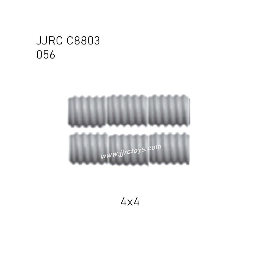 JJRC C8803 RC Truck Parts Hexagon screws 4x4mm 056 JJRC C8803 RC Truck Parts Hexagon screws 4x4mm 056