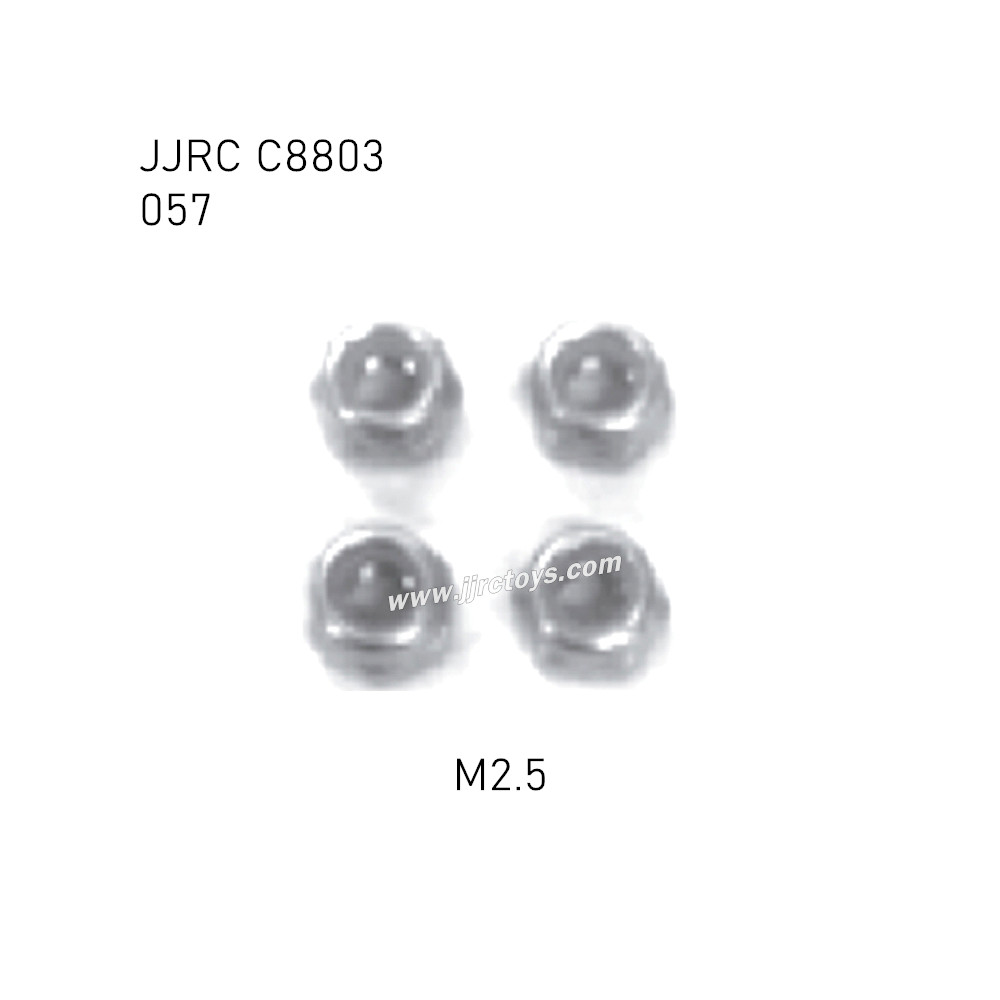 JJRC C8803 RC Truck Parts M2.5 Lock nut 057 JJRC C8803 RC Truck Parts M2.5 Lock nut 057