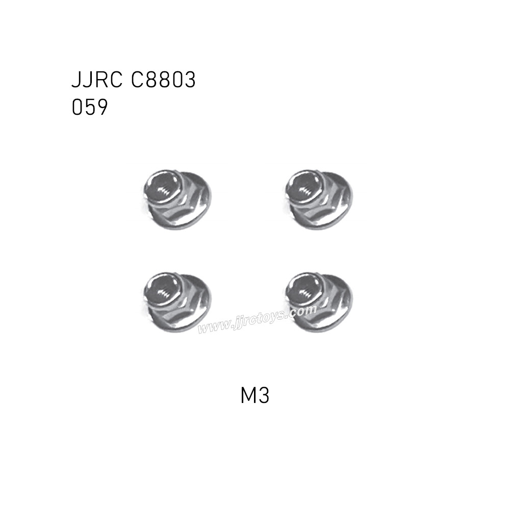 JJRC C8803 RC Truck Parts M3 With interlock nut 059 JJRC C8803 RC Truck Parts M3 With interlock nut 059