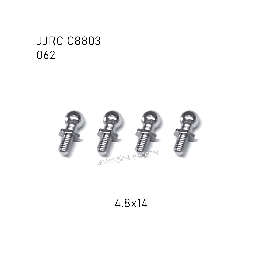 JJRC C8803 RC Truck Parts Ball head 4.8x14mm 062 JJRC C8803 RC Truck Parts Ball head 4.8x14mm 062
