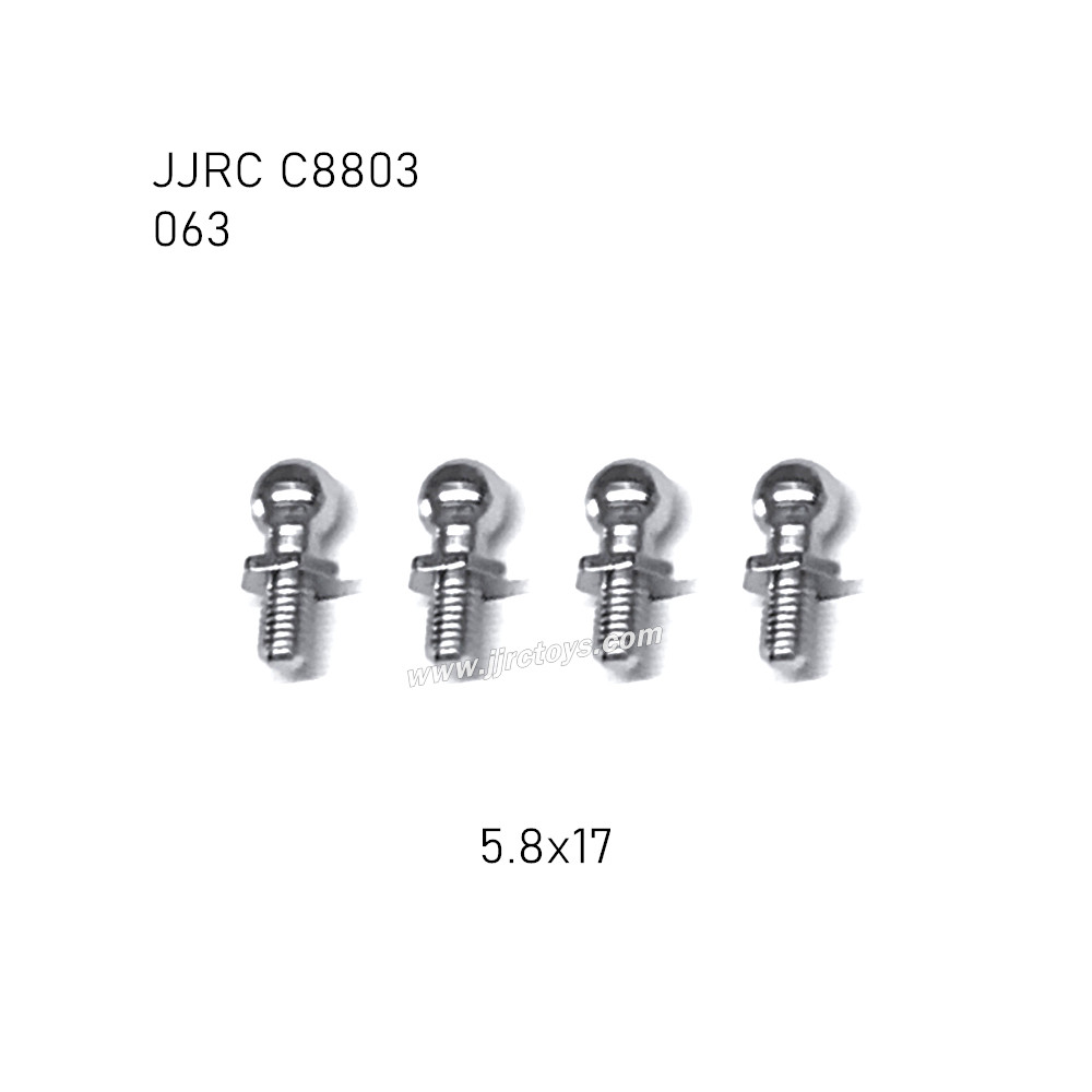 JJRC C8803 RC Truck Parts Ball head 5.8x17mm 063 JJRC C8803 RC Truck Parts Ball head 5.8x17mm 063