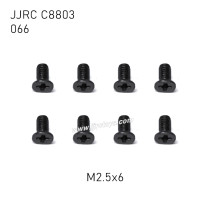 JJRC C8803 4WD RC Car Parts Flat head cross screws M2.5x6mm 066