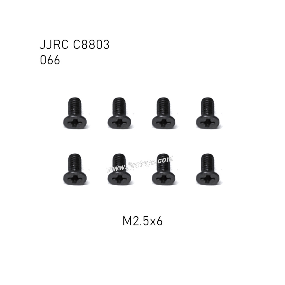 JJRC C8803 4WD RC Car Parts Flat head cross screws M2.5x6mm 066 JJRC C8803 4WD RC Car Parts Flat head cross screws M2.5x6mm 066