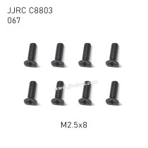 JJRC C8803 4WD RC Car Parts Flat head cross screws M2.5x8mm 067